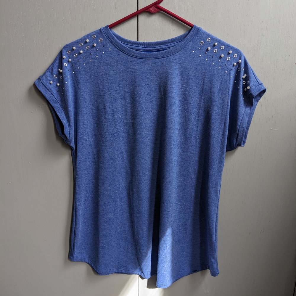 Apt. 9 Casual Beaded Top